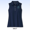 PETER MILLAR LADIES SPORT MESH SLEEVELESS BUTTON POLO