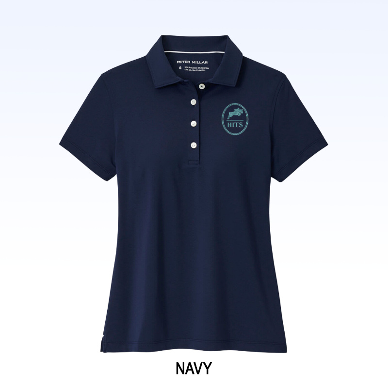 PETER MILLAR WOMEN'S SHORT SLEEVE BUTTON POLO